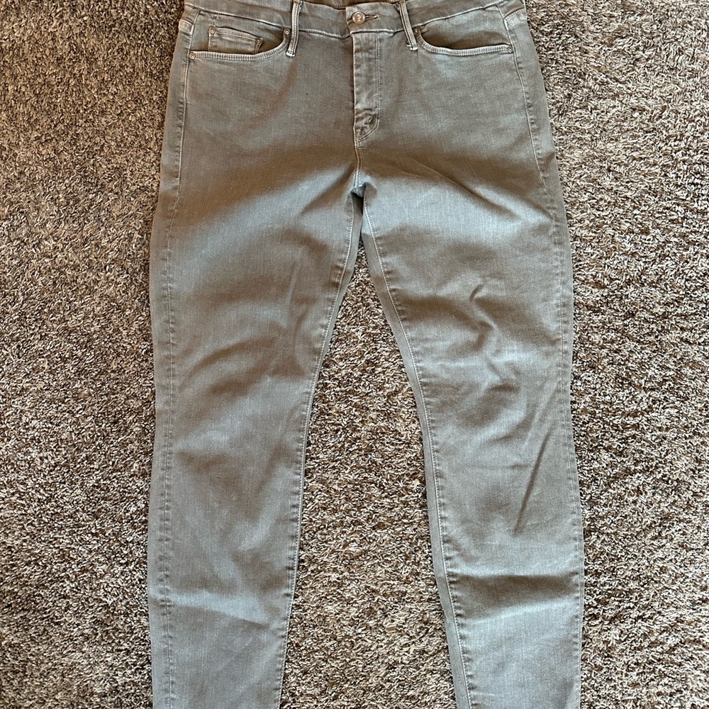 MOTHER Women's Skinny Jeans in Gray